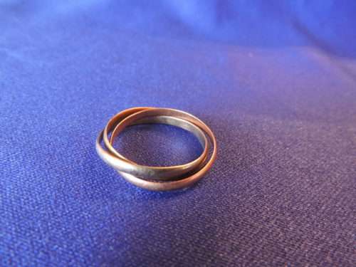 Solid 9ct gold 3 colour russian wedding bands rose gold, white and yellow gold *crazy low gold price